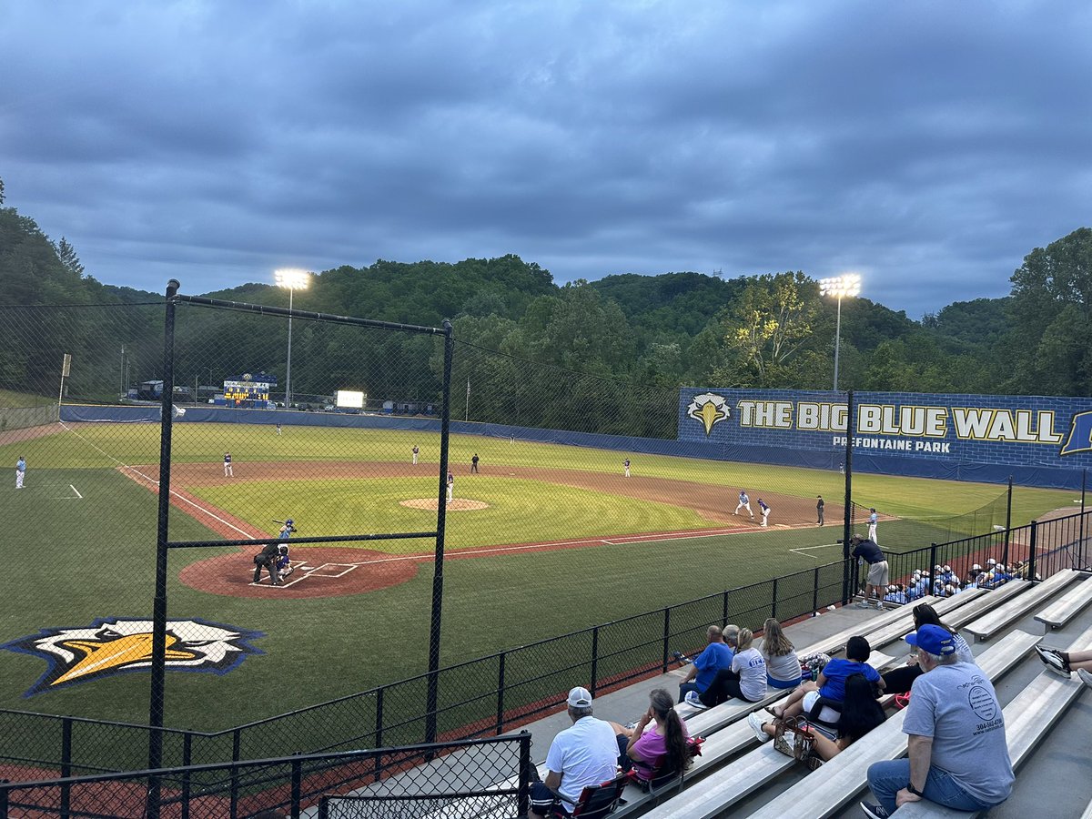 Kelly Wells (@coachkellywells) on Twitter photo The first ever homerun over the official BIG BLUE WALL goes to Hunter Thomas for <a href="/MSUEaglesBsball/">Morehead State Baseball</a>. The first ever homerun over the official BIG BLUE WALL goes to Hunter Thomas for <a href="/MSUEaglesBsball/">Morehead State Baseball</a>.