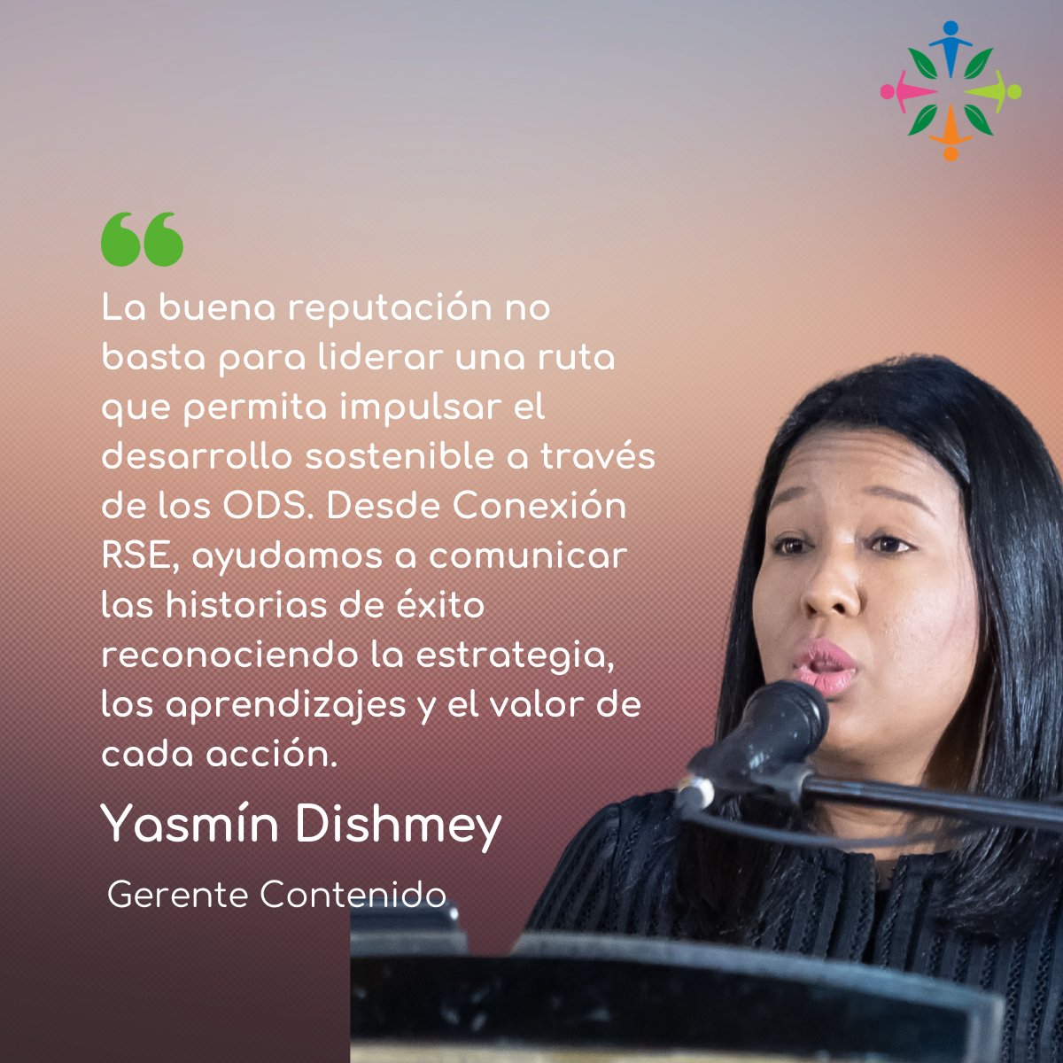 El enfoque desde los #ODS los destaca nuestra gerente de contenido <a href="/YasminDishmey/">Yasmin Dishmey Marte</a>