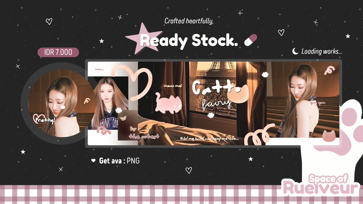 rueiveur's tweet photo. ┈─ help rt? thankyou! 🐈‍⬛

rue ada layout ready stock joy rv &amp; anna meovv 😼 price tertera - free retext, yang siap dijemput <3 grab it fast 🖤
[ #zonauang ] https://t.co/wNCUFbqFTT