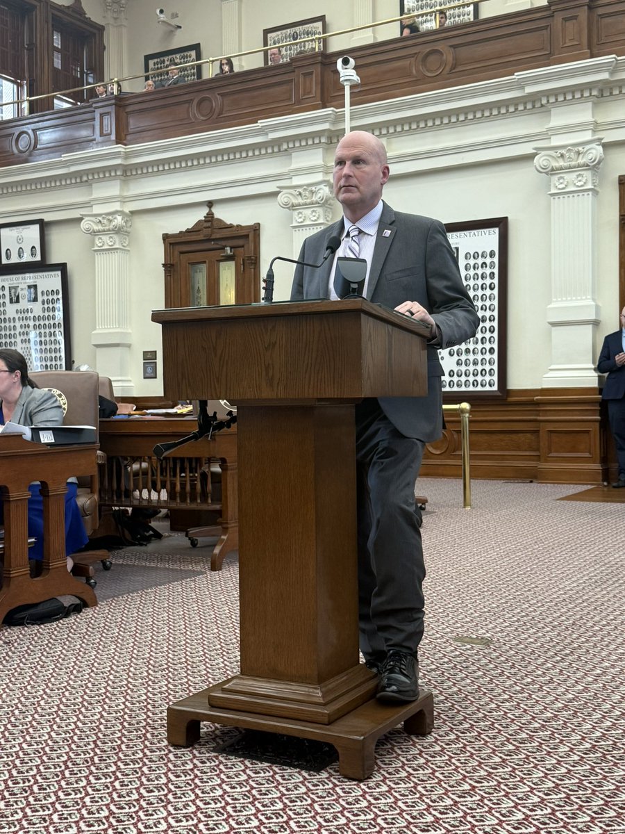 Rep. Tony Tinderholt (@reptinderholt) on Twitter photo Today is the last day to hear house bills, the temperature on the floor of the House of Representatives is a little warm. Thought I could cool things off by repping my Grimace lapel pin 😎 <a href="/McDonalds/">McDonald's</a> #txlege Today is the last day to hear house bills, the temperature on the floor of the House of Representatives is a little warm. Thought I could cool things off by repping my Grimace lapel pin 😎 <a href="/McDonalds/">McDonald's</a> #txlege