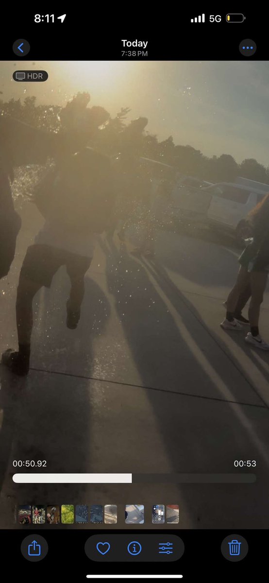 SquirtTeam6__'s tweet photo. Worley SOAKS Caso after the series sweep🧹🧹🧹 Evidence shows that we got back to the car in under 1 minute proving we were in grace period. 
4v3 @gbwaterwars2025 https://t.co/r1SiYnn6yb
