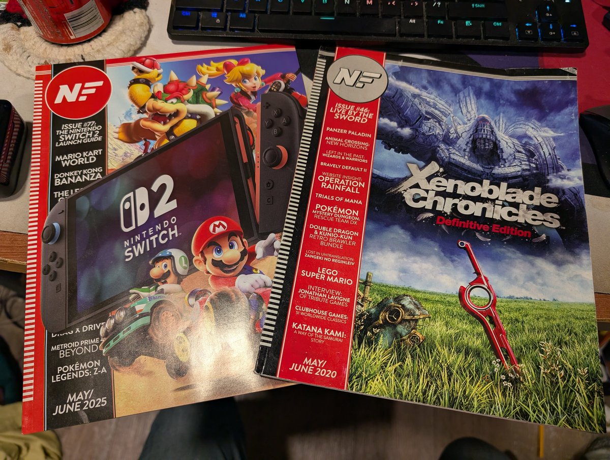 Steven (@nuttyinks) on Twitter photo Just recently got my newest issue of Nintendo Force which also means I've been subbed to <a href="/NintendoForce/">Nintendo Force Magazine</a> for 5 Years!!!
Genuinely I love this magazine and has been a blast getting these!!! Here's to another 5 years maybe! Just recently got my newest issue of Nintendo Force which also means I've been subbed to <a href="/NintendoForce/">Nintendo Force Magazine</a> for 5 Years!!!
Genuinely I love this magazine and has been a blast getting these!!! Here's to another 5 years maybe!