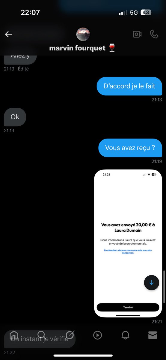 LeJ18995435's tweet photo. @Marvin_yoann142 @ReventeASSE svp signaler le il viens de me scammer 20€ il ne m’a jamais envoyer ça place et il m’a bloquer… #asse #assetfc #ASSETFC #revente #kopsud https://t.co/EtV3PN7CVM