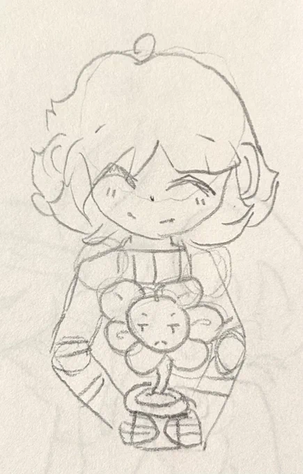 i went digging and i did actually find a couple LOL these are from 2016 i think. and then i thought the frisk &amp; flowey one was cute