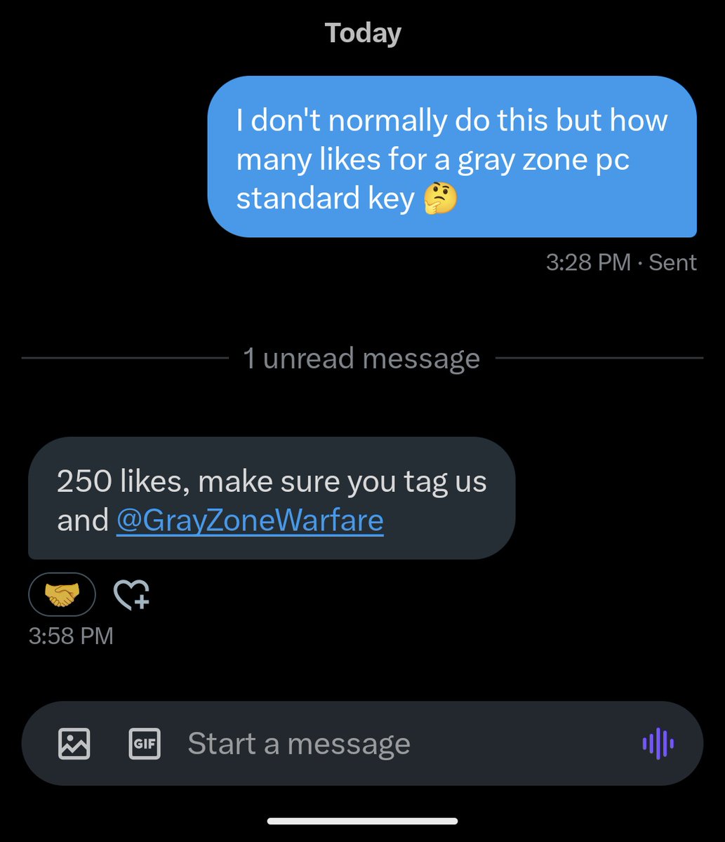 TFULLGAMING (@tfullgaming_) on Twitter photo EVERYONE help a poor dad of three (veteran too) out here! <a href="/RegimentGG/">REGIMENT ๐บ๐ธ @ DreamHack Dallas</a> <a href="/GrayZoneWarfare/">Gray Zone Warfare ๐ง๏ธ #WindsOfWar Approaches</a> said if I get 250 likes I can get a key. Help tfull out please
#glytchpartner #regiment #twitch #GrayZoneWarfare EVERYONE help a poor dad of three (veteran too) out here! <a href="/RegimentGG/">REGIMENT ๐บ๐ธ @ DreamHack Dallas</a> <a href="/GrayZoneWarfare/">Gray Zone Warfare ๐ง๏ธ #WindsOfWar Approaches</a> said if I get 250 likes I can get a key. Help tfull out please
#glytchpartner #regiment #twitch #GrayZoneWarfare