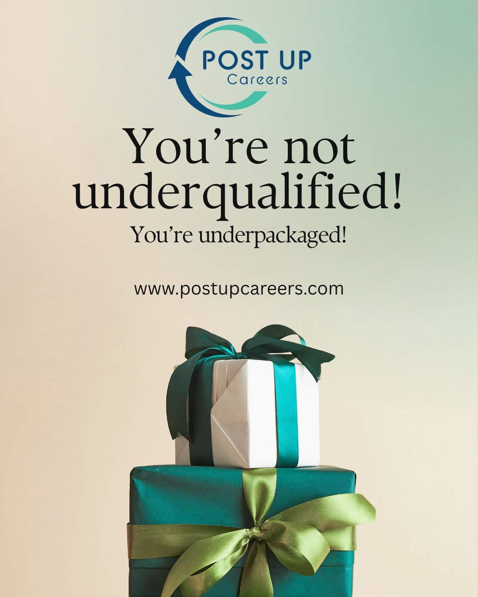 Are you presenting your best self on your hashtag#resume and in your hashtag#jobinterviews?

If you're submitting hundreds upon hundreds of applications and not hearing back then the answer is no..

Contact us for a complimentary strategy session.

postupcareers.com/pages/contact