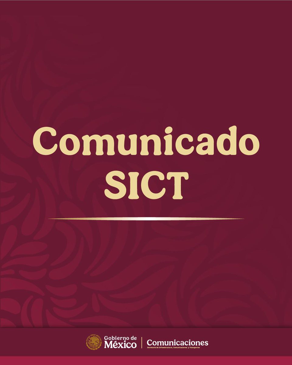 SICT México tweet media