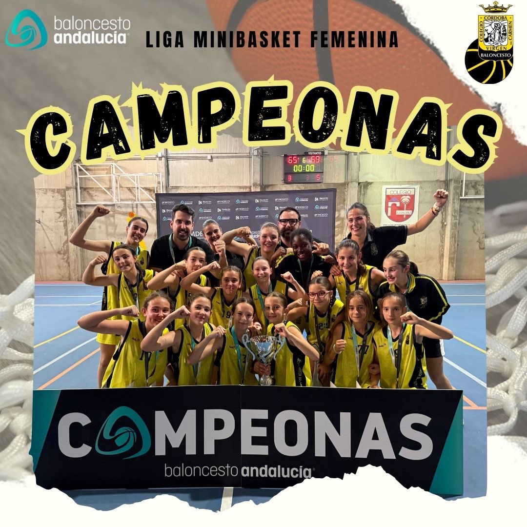 𝗦𝗢𝗠𝗢𝗦 𝗖𝗔𝗠𝗣𝗘𝗢𝗡𝗔𝗦 𝗗𝗘 𝗖𝗢𝗥𝗗𝗢𝗕𝗔 

Nuestras minis se han proclamado campeonas de liga tras vencer a Ciudad de Córdoba. 

ENHORABUENA CHICAS🥇🏆

Pedazo temporada de estas campeonas🏀

Ahora toca seguir trabajando para el CADEBA ‘25💪🏽🔜

#familiacvc💛🖤