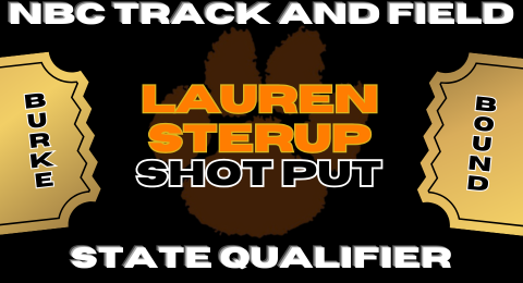 NbcTrack's tweet image. State Qualifier
Lauren Sterup
Shot Put
2nd Place 35'11"