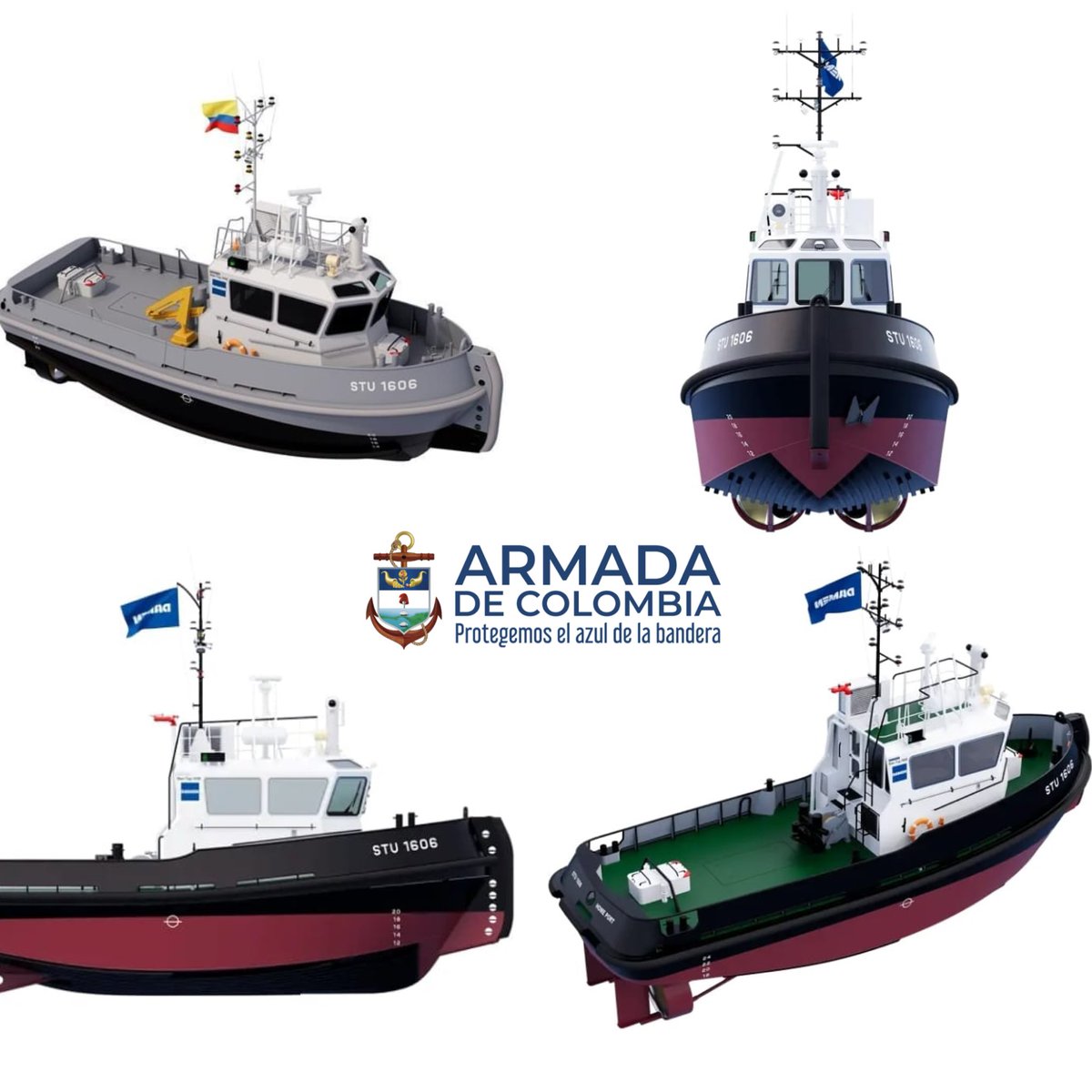 #EsNoticia 🚨 La <a href="/ArmadaColombia/">Armada de Colombia</a> tendrá un nuevo remolcador de bahía, que facilitará las maniobras de zarpe y atraque de los buques que visiten la Base Naval No. 2 ARC “Bahía Málaga”.⚓️