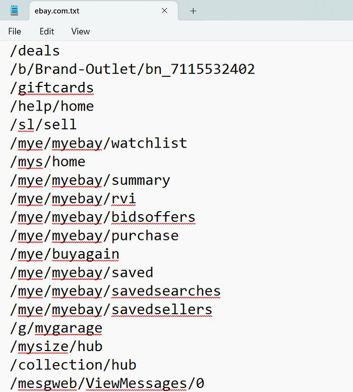 ↳ Endpoint Passive RECON
•  Extract URL Paths or Routes via Dev Tools
[...new Set([...document.querySelectorAll("a[href]")].map(a =&gt; new URL(a.href, location.href).pathname))]
.forEach(path =&gt; console.log(path));
•  Save and download a .txt file with all those paths:
(() =&gt; {