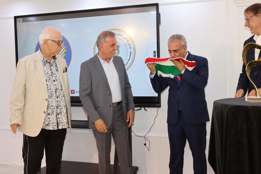 The Wings Of Help award will be give once in two years to someone who serves in humanitarian field, Musa Ahmad the president of Barzani Charity Foundation got the award as the sixth person in the world which is given by the Wings Of Help Organization <a href="/WingsofHelp/">Wings of Help</a>