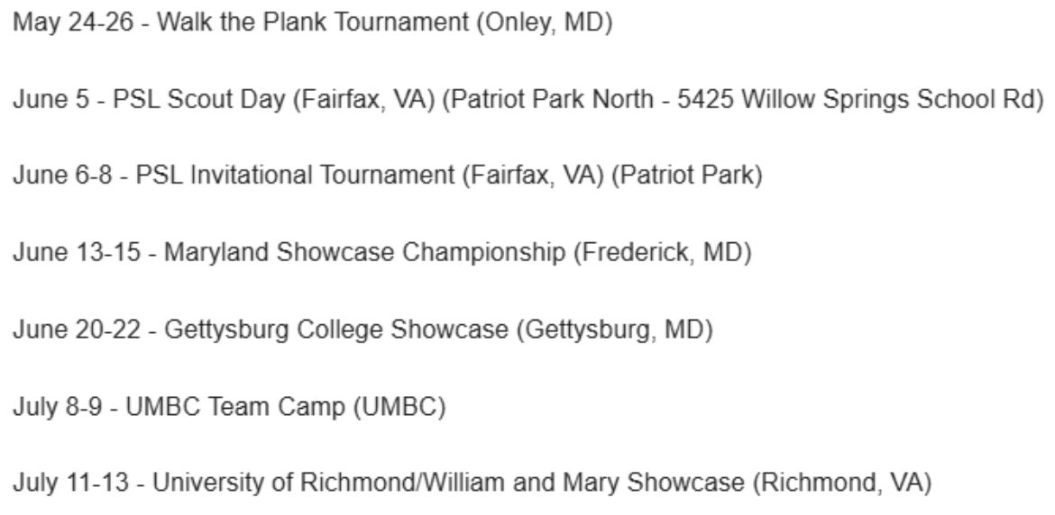 Logan Linzey (@loganlinz26) on Twitter photo This is my 2025 summer schedule! About 1 more week until we start up. Can’t wait! <a href="/GPHSPanthers/">Guilford Park HS Athletics</a> <a href="/BUncommitted/">Baseball_Uncommitted</a> <a href="/GPHS_Baseball/">Guilford Park Baseball</a> <a href="/EliteRecruits_/">Elite Recruits</a> <a href="/elite_maryland/">Elite Baseball Maryland</a> This is my 2025 summer schedule! About 1 more week until we start up. Can’t wait! <a href="/GPHSPanthers/">Guilford Park HS Athletics</a> <a href="/BUncommitted/">Baseball_Uncommitted</a> <a href="/GPHS_Baseball/">Guilford Park Baseball</a> <a href="/EliteRecruits_/">Elite Recruits</a> <a href="/elite_maryland/">Elite Baseball Maryland</a>
