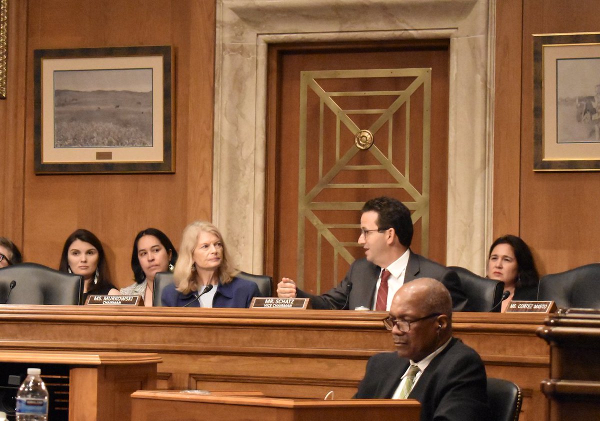 At the Senate Committee on Indian Affairs hearing on public health services for Native American communities, Sen. Lisa Murkowski, R-Alaska, and Sen. Brian Schatz, D-Hawaii, urged the Department of Health and Human Services to conduct tribal consultation. <a href="/medillonthehill/">Medill News Service</a>