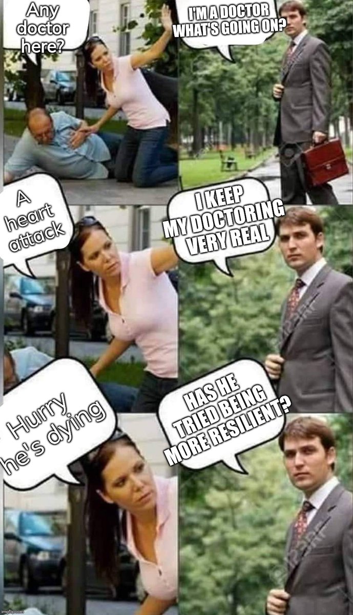 It could be that even more #resilience isn't what you need.

#theproblemwithresilience