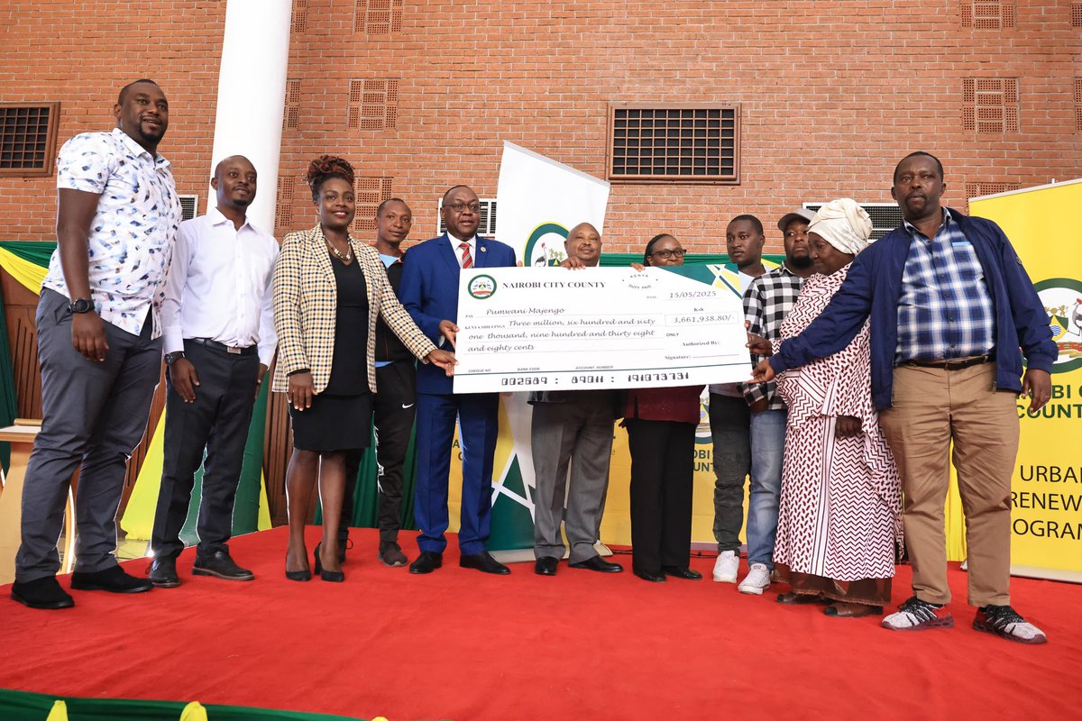 H.E.Njoroge Muchiri DG Nairobi (@jnjorogemuchiri) on Twitter photo Representing H.E Governor <a href="/SakajaJohnson/">Sakaja Arthur Johnson</a> , I officiated a close out event for the Relocation Action Plan (RAP)for the second Kenya informal settlement project (KISIP ll )Phase 11.
We facilitated all the people affected by the project from Kayole Spring Valley, Kayole Representing H.E Governor <a href="/SakajaJohnson/">Sakaja Arthur Johnson</a> , I officiated a close out event for the Relocation Action Plan (RAP)for the second Kenya informal settlement project (KISIP ll )Phase 11.
We facilitated all the people affected by the project from Kayole Spring Valley, Kayole
