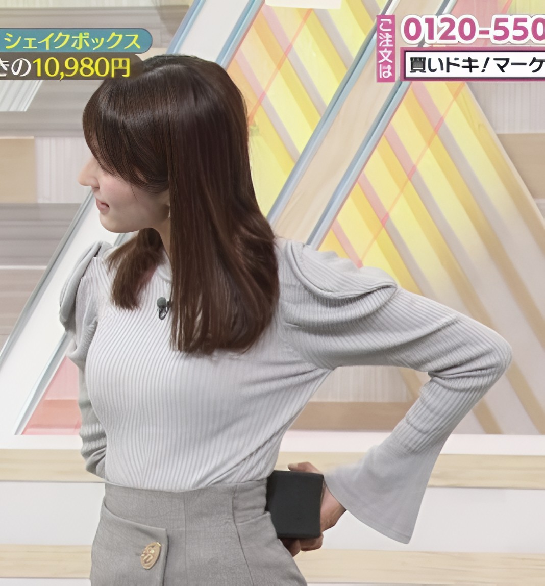 💖白木愛奈💖 張り出すオッパイえろ😁 #女子アナ #白木愛奈