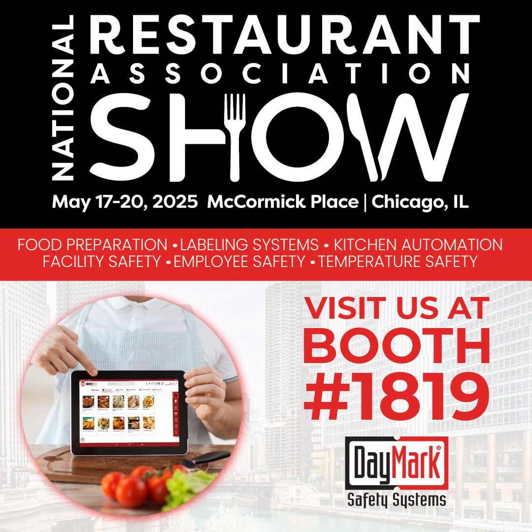 The 2025 National Restaurant Association Show is almost here — and we couldn’t be more excited to showcase the latest advancements in kitchen automation.

Join us at booth #1819

See you in Chicago!
#2025RestaurantShow #KitchenAutomation #FoodSafety #FoodServiceInnovation