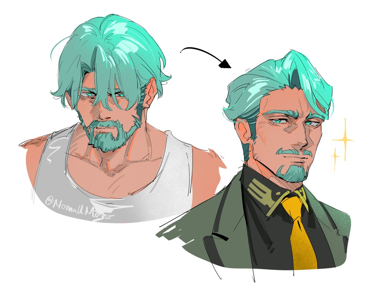 A full-bearded Challia?