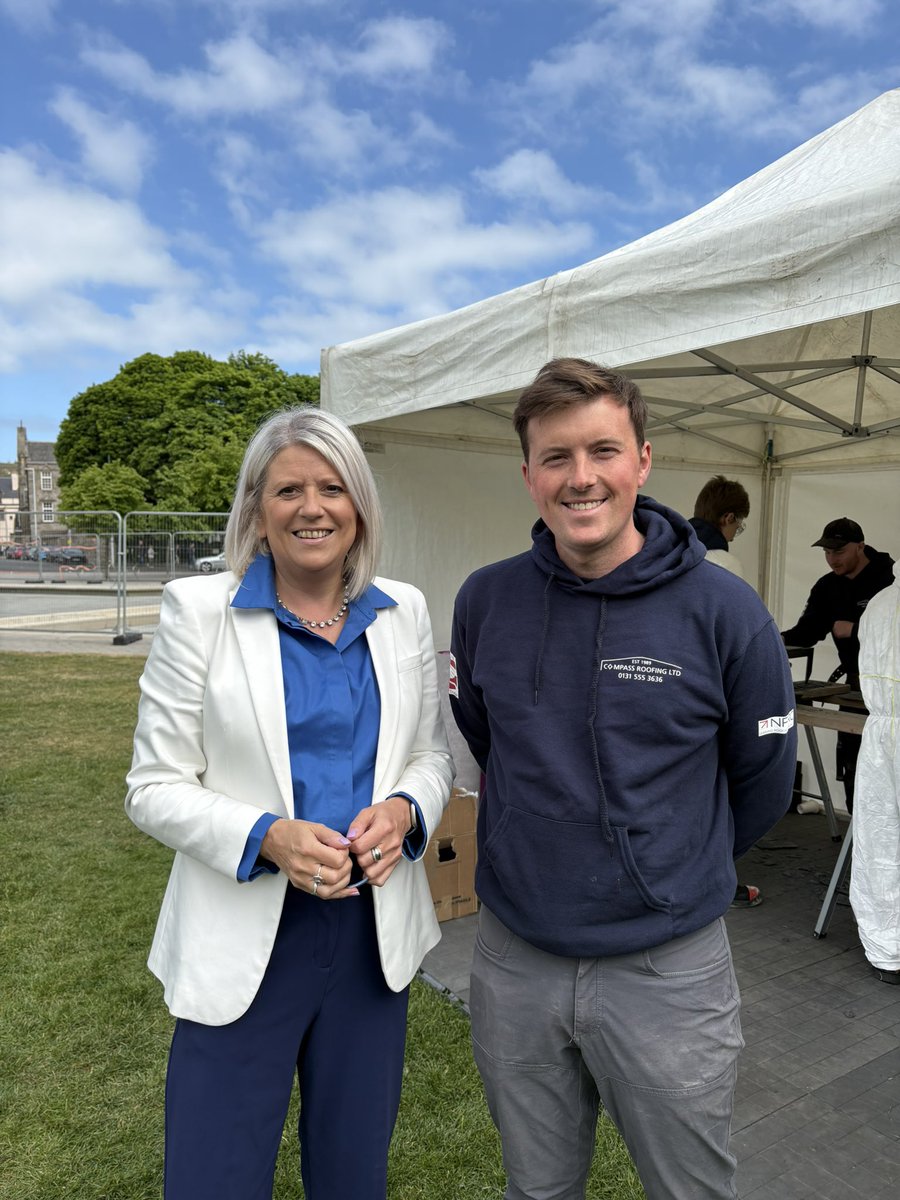 Really enjoyed meeting pupils from Wester Hailes High School at the construction skills demonstration.

It was great to participate &amp; learn more about the ‘Build Your Future’ program which raises the profile of a variety of professions available to young people in construction.