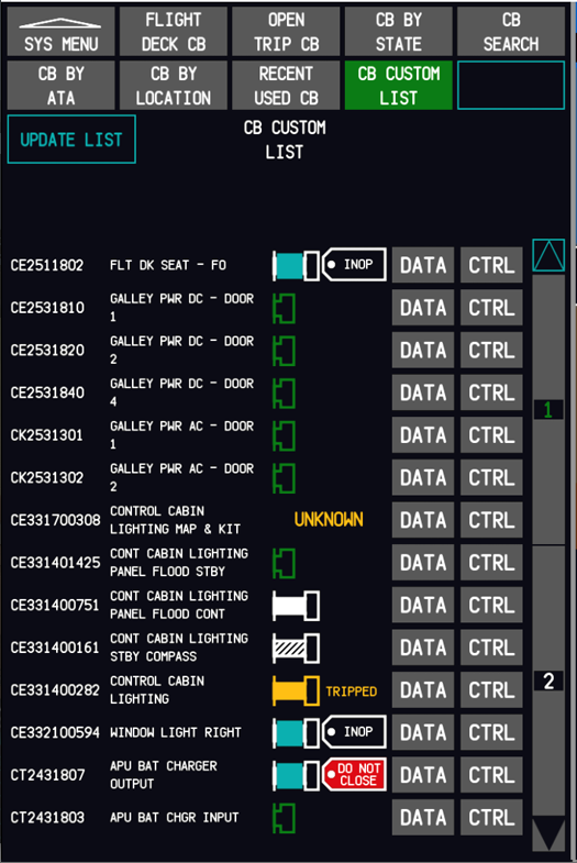 FlightFactor's tweet photo. We have not forgot about the 787🤩! Currently working on the circuit breakers. Fun fact - the circuit breakers are almost fully virtual in the 787, no physical buttons or switches⚡️!
#flightfactor #Boeing787 #Xplane https://t.co/eXJcDOrdKz