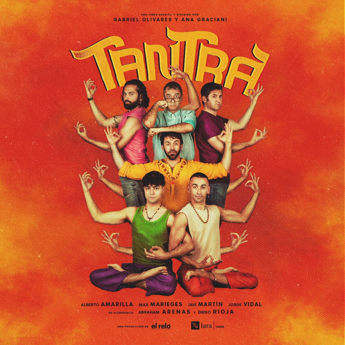 El Reló Producciones (@elreloproduce) on Twitter photo Este verano practicaremos "Tantra" en el <a href="/teatrolara/">Teatro Lara</a>
Alberto Amarilla, Javi Martin y Max Mariages, entre otros protagonizan esta comedia dirigida y escrita por Ana Graciani y Gabriel Olivares.
🎫 teatrolara.com/programacion/t… Este verano practicaremos "Tantra" en el <a href="/teatrolara/">Teatro Lara</a>
Alberto Amarilla, Javi Martin y Max Mariages, entre otros protagonizan esta comedia dirigida y escrita por Ana Graciani y Gabriel Olivares.
🎫 teatrolara.com/programacion/t…