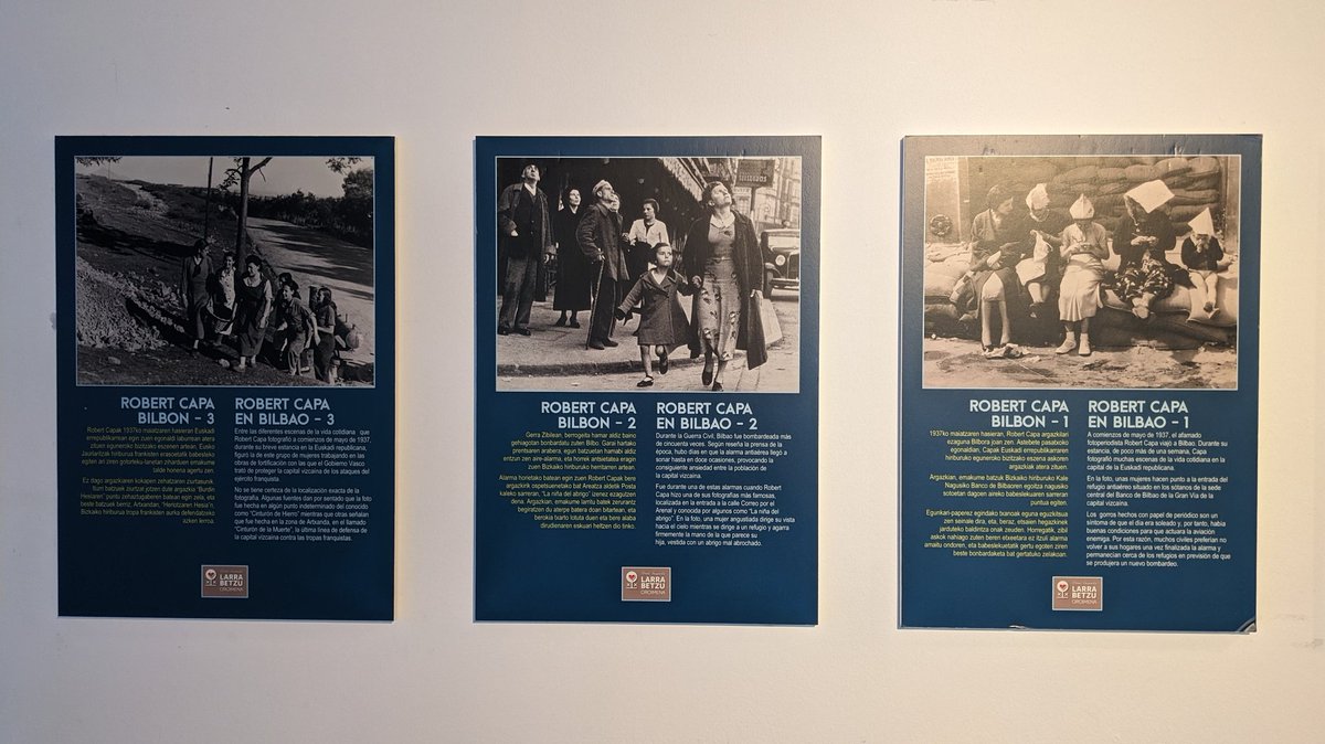 Maria Gorosarri EHUko irakasle eta ikertzailearen eskutik 'Emakumeen aurkako errepresio faxista' hitzaldia izan dugu gaur Torrezabalen. Bertan, Galdakao Gogora elkarteak antolaturiko 'Emakumeak 1931-1939' argazki erakusketa ikusgai dago.

Jarrai dezagun gogoratzen eta ikasten.