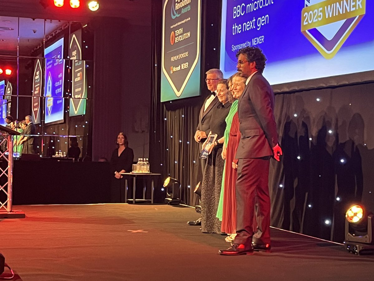 Digital Revolution Awards (@digitalrevaward) on Twitter photo 2025’s Not-For-Profit Digital Project of the Year winners are using innovative tech solutions to make a positive impact. Congratulations to BBC <a href="/microbit_edu/">Micro:bit Educational Foundation</a>! 🏆
Â
#DigitalRevAwards2025 2025’s Not-For-Profit Digital Project of the Year winners are using innovative tech solutions to make a positive impact. Congratulations to BBC <a href="/microbit_edu/">Micro:bit Educational Foundation</a>! 🏆
Â
#DigitalRevAwards2025