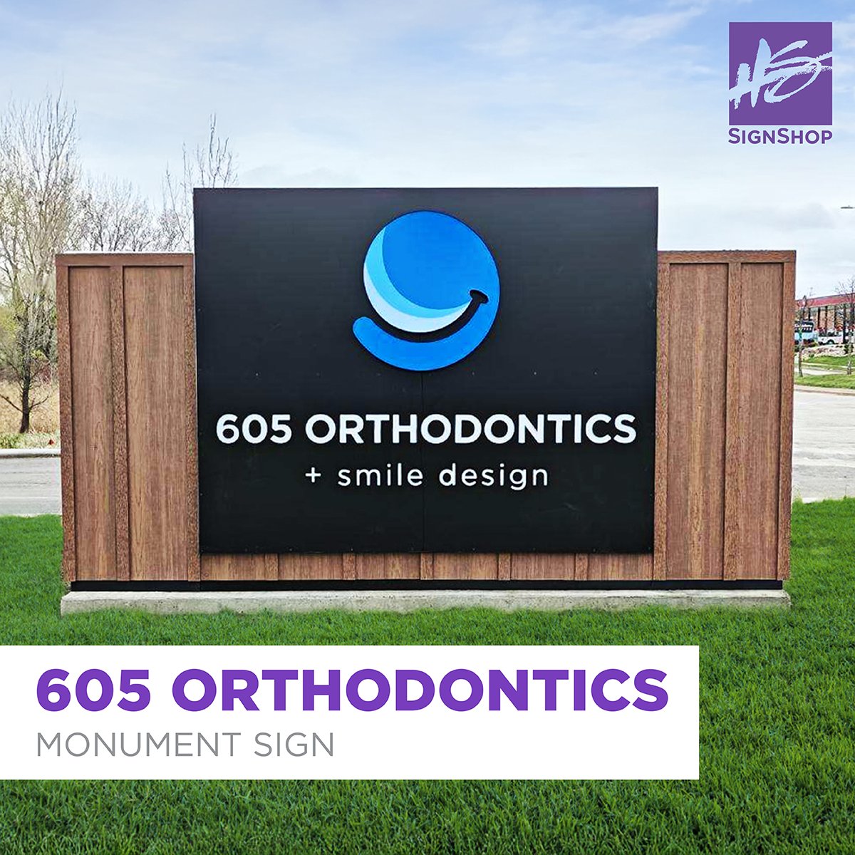 🚨 New Sign Alert! The HS Sign Shop just unveiled this beautiful custom monument sign for 605 Orthodontics to mark their move into a brand-new clinic at 26th &amp; Veteran’s Parkway.

Read more about how signage can shape first impressions:
hssignshop.com/2025/01/22/ext…