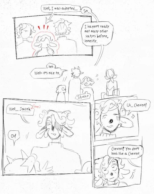 Was thinking about the concept of an adopted satyr last nite 
