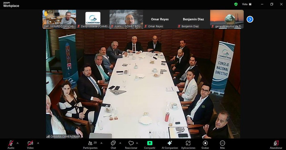 CAMEINTRAM (@cameintram) on Twitter photo El día de hoy se celebró la Primera Sesión Híbrida del Consejo Nacional Directivo de #CAMEINTRAM, de la presidencia del Ing. José Manuel Urreta <a href="/ManuelUrreta/">José Manuel Urreta Ortega</a> , donde se designaron a los Coordinadores de los distintos Comités para lograr los objetivos del Plan de Trabajo 2025. El día de hoy se celebró la Primera Sesión Híbrida del Consejo Nacional Directivo de #CAMEINTRAM, de la presidencia del Ing. José Manuel Urreta <a href="/ManuelUrreta/">José Manuel Urreta Ortega</a> , donde se designaron a los Coordinadores de los distintos Comités para lograr los objetivos del Plan de Trabajo 2025.