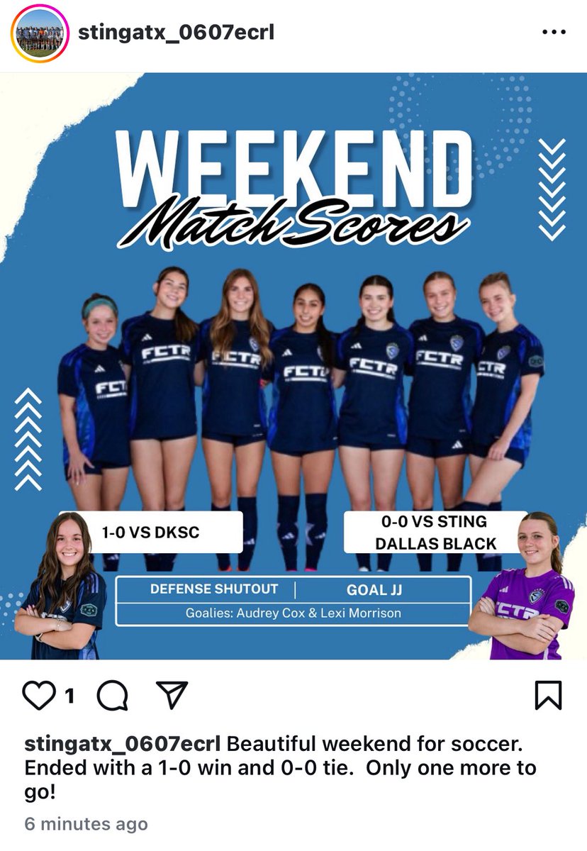 AudreyECox's tweet photo. Closed out my club soccer career earning my first &amp; only clean sheet playing in goal &amp; with teammates that I have played with + against for all 8 years. Grateful to my parents for all their support! https://t.co/7lPrxJidmQ