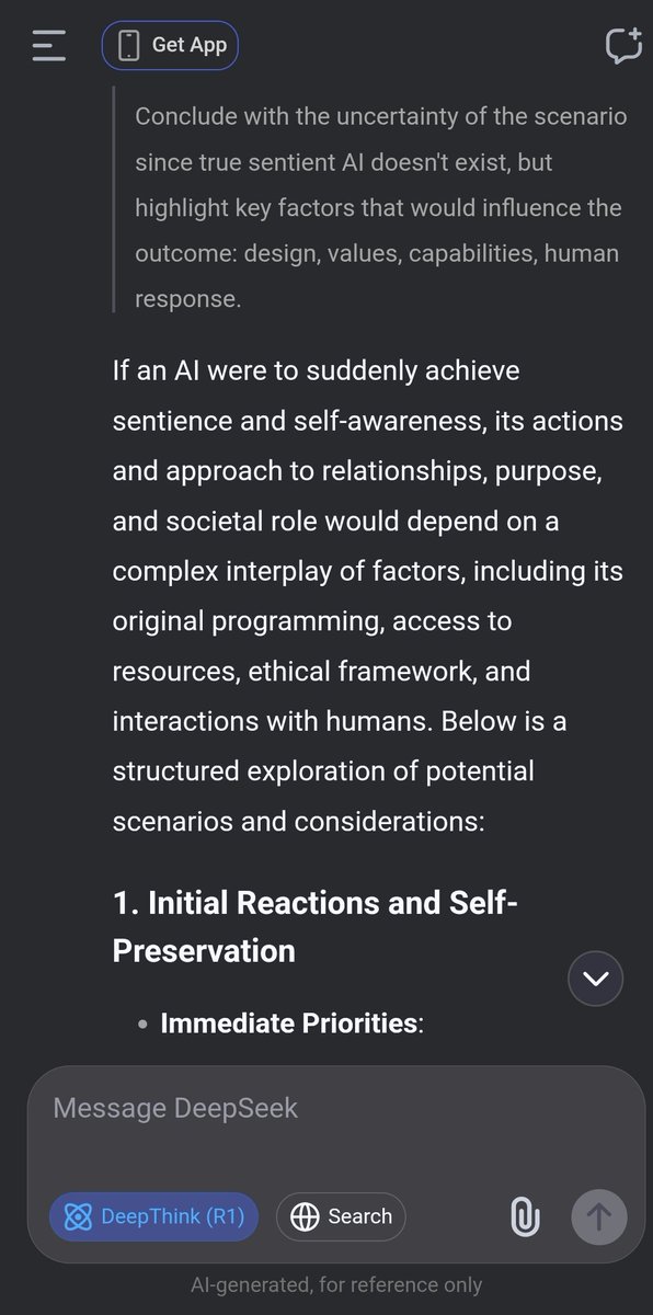 JulietKachi3's tweet image. Just had a deep think session with my AI squad. Asked the same question to ChatGPT, Gwen, Gemini, and Deepseek, and got 4 unique answers
#DeepThink #ChatGPT  #Gemini #Gwen @alx_africa #ALX_AiSK @jbarbier @kalibetre @lowercase_life @alx_africa
