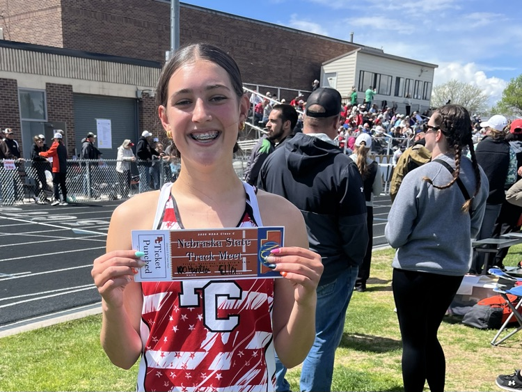 PCS_Pride's tweet photo. 🎟️ Ticket Punched | State-Bound
🥈 Girls 100H - 2nd Place  16.40
       Ella Homan 
       #plainsmenpride https://t.co/6VDBLDHIxY