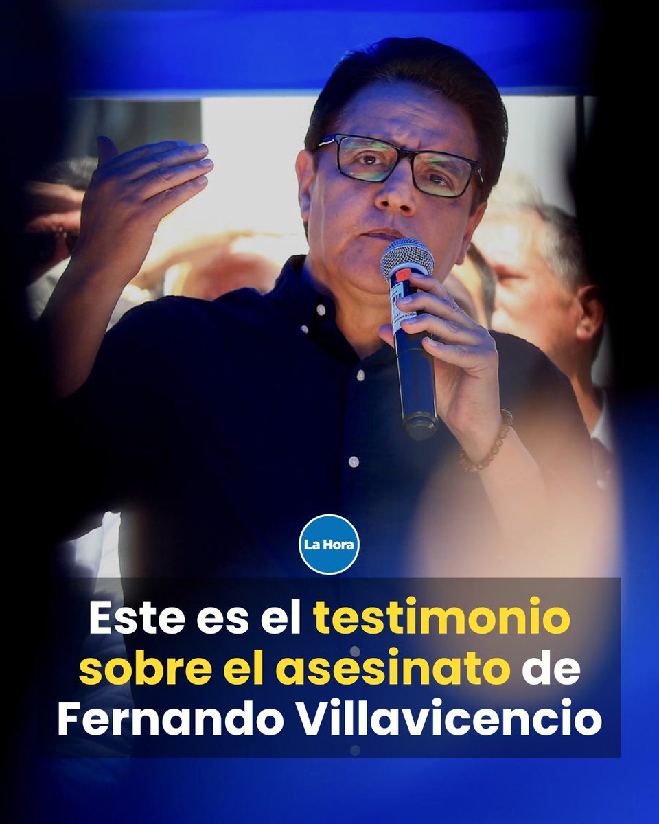 LA HORA accedió a un documento en el que se detalla, mediante un testimonio, 🤔 cómo un hombre supo quiénes habrían mandado a matar a Fernando Villavicencio. Horas más tarde, la defensa de Jorge Glas hizo público el documento reservado. 🗣 Lee lo que dice el testigo 👉