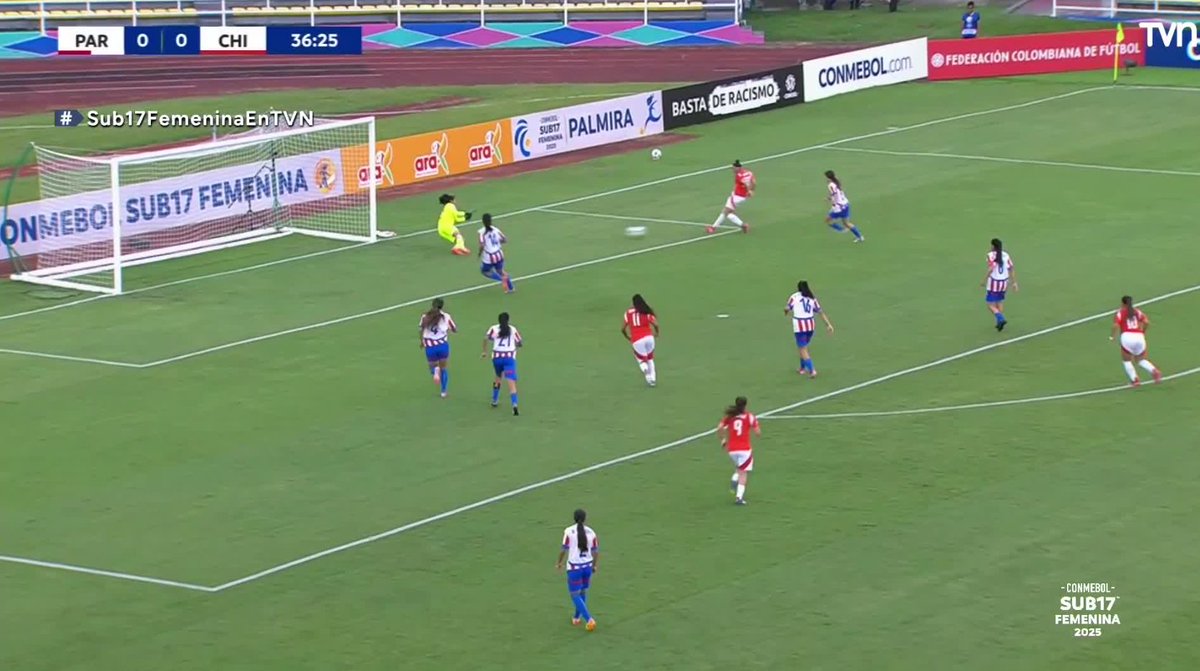 GOLAZOOO de Chile 🥳🥳🥳🇨🇱🇨🇱🇨🇱 Nicole Carter abre el marcador para la selección chilena que vence por 1-0 a Paraguay.

📺Sigue el partido a través de tvnplay.cl
#sub17femeninaenTVN