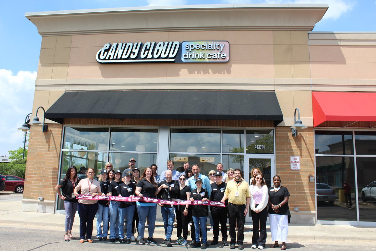 Welcome to the DeKalb Chamber, and congratulations on your opening in DeKalb, Candy Cloud! Candy Cloud is a specialty drink café offering a variety of beverages—from boba to coffee.
🌐 candycloudcompany.com
📞 815-317-3330
📍 2448 Sycamore Dr., DeKalb