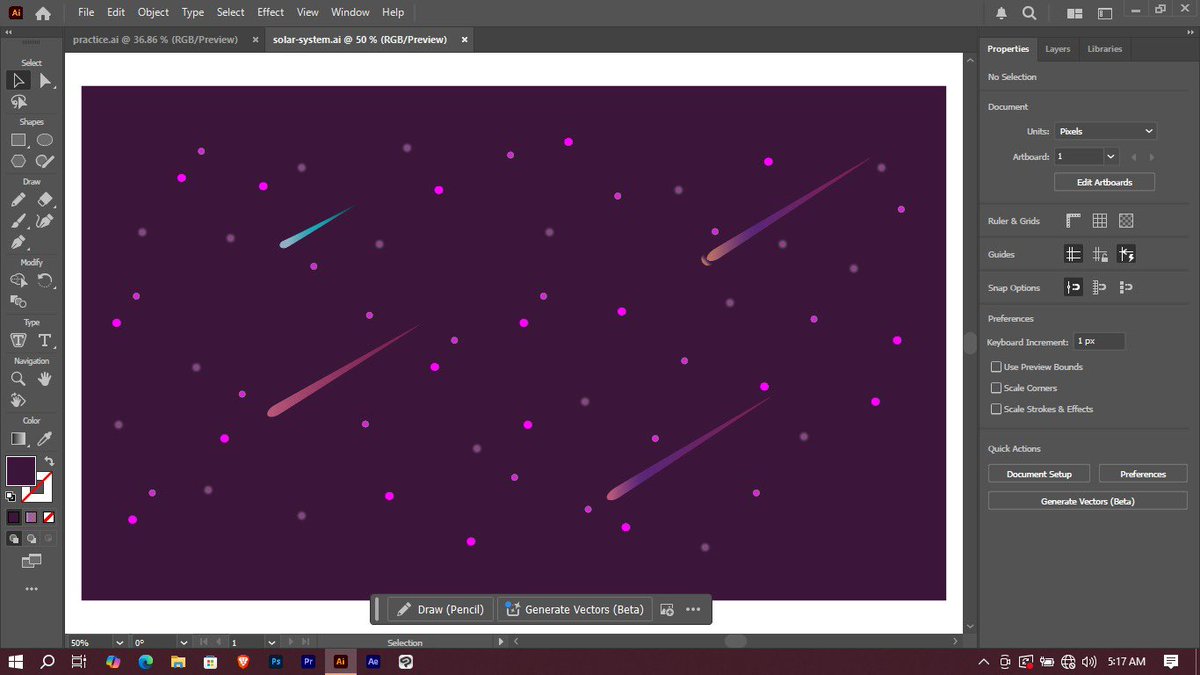 sacred_logs's tweet photo. Current progress on the shooting stars scene. #digitalart #illustration #WIP #ArtistOnTwitter https://t.co/9s8ztMeXV8