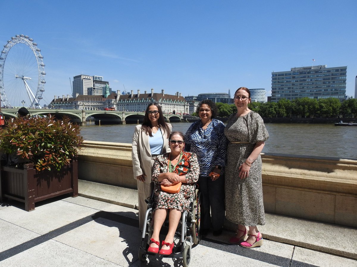 Such a special day at Parliament yesterday with the <a href="/RoadPeace/">RoadPeace</a> team. 💜

So much respect and thanks for <a href="/SarahCoombesWB/">Sarah Coombes for West Bromwich</a> who is truly helping us to champion the work of RoadPeace and the need to reduce road danger. 💪