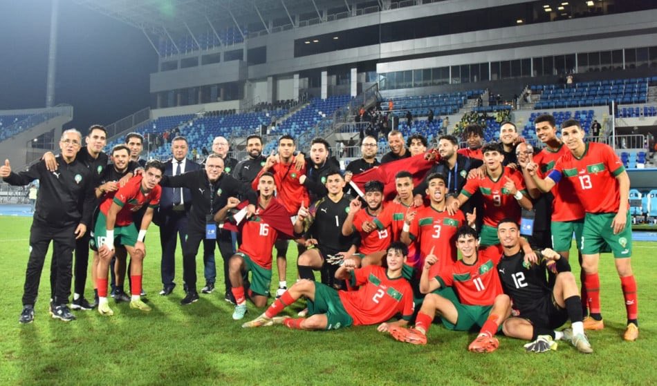 ألف مبروك للمنتخب المغربي تحت العشرين سنة التأهل للدور النهائي