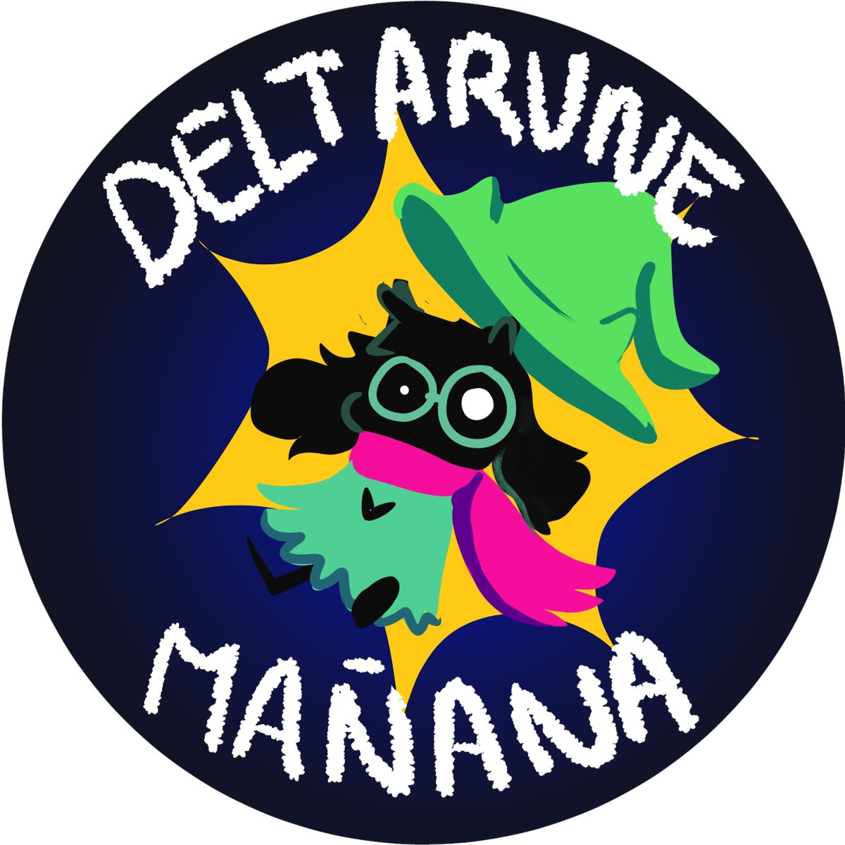 yaimaart's tweet image. Hice esto como pin para una feria 

🗣‼ #DELTARUNE