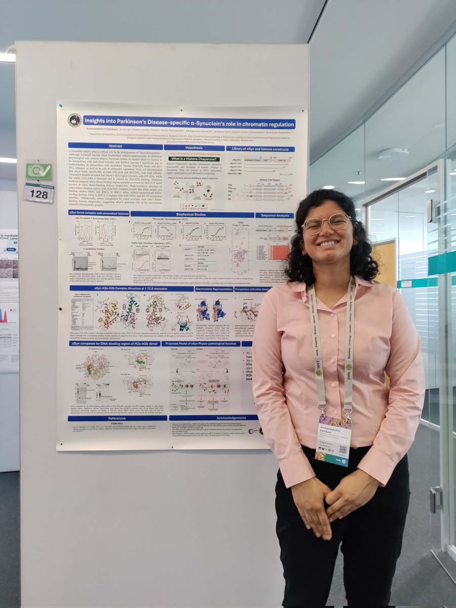 ArchanaKambaru's tweet photo. Had a great time presenting my poster at the #EMBLChromatin conference, Heidelberg! Truly a pleasure discussing science with so many brilliant minds—deeply insightful and inspiring conversations throughout!
The beautiful surroundings made it even more special.
@EMBLEvents @embl https://t.co/LVYNhob8F5