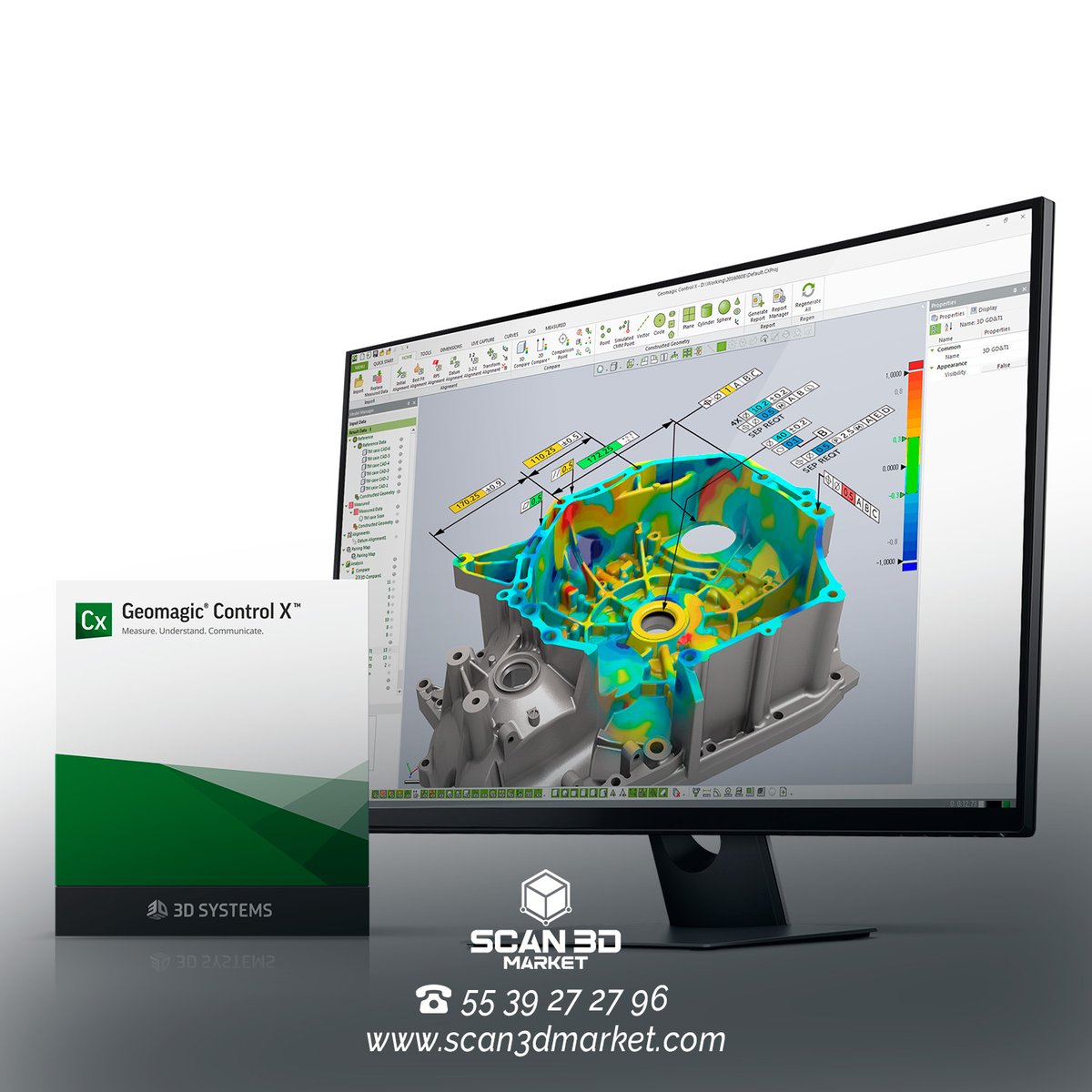 Scan3dmarket's tweet image. 🔍 Conoce nuestras soluciones en escaneo e inspección 3D:

🟦 EXModel de Shining 3D
🟨 Geomagic Design X
🟥 Geomagic Control X

🚀 ¡Optimiza tus procesos con tecnología de nivel profesional!

#escaneo3d #software #Exmodel #geomagic_design_x #geomagiccontrolx