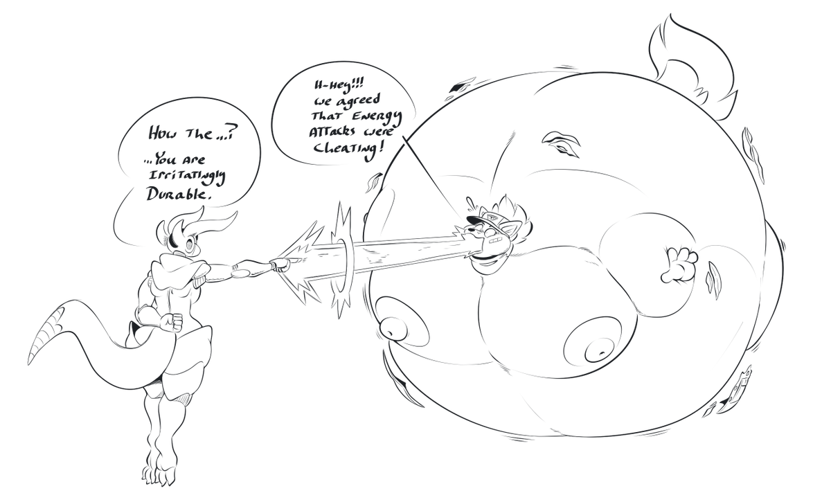 FaucetRye's tweet photo. Was thinking about how Dragon Ball had animal people and how cool it would be to make one https://t.co/NBs2HjDYuw