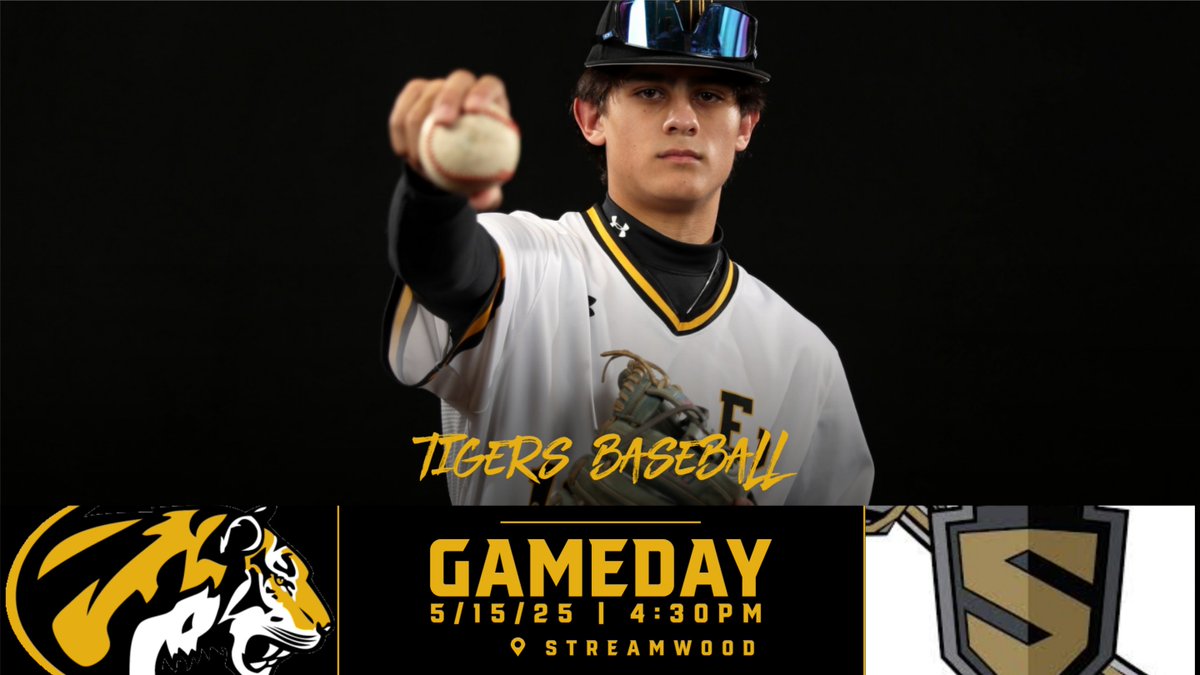 Good luck to the Baseball team who travels to Streamwood for a UEC matchup with the Sabres at 4:30pm. Go Tigers!

#RAISEtheBar