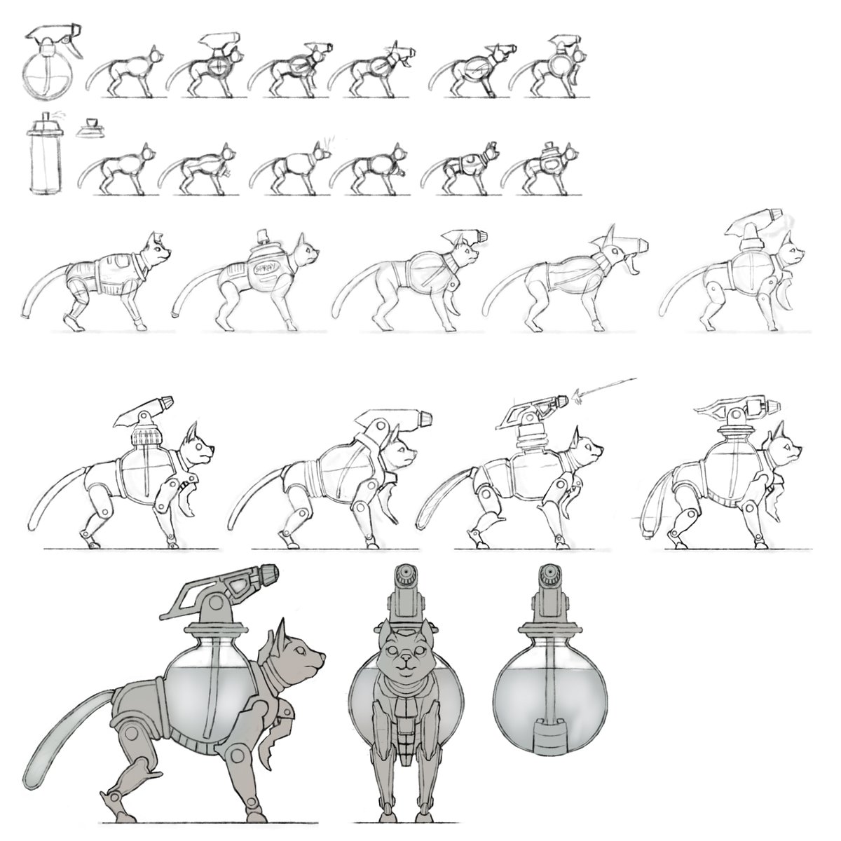 tinz_ed's tweet photo. Week 19: SPRAY CAT

Yep, it’s a spray-cat spraying another cat. Don’t ask why — even I don’t know. https://t.co/Fm4lh4OpzX