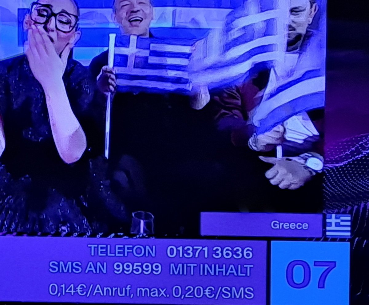 KlainMain's tweet photo. 0,14€ η κλήση και 0 20€ το SMS στην Γερμανί��. 
Στην Ελλάδα αντίστοιχα 0,65€ η κλήση απο σταθερό και 0,68€ το SMS και η κλήση από κινητό. Γιατί???

#eurovisiongr #eurovision #foustanela https://t.co/0IkHBCH9Et
