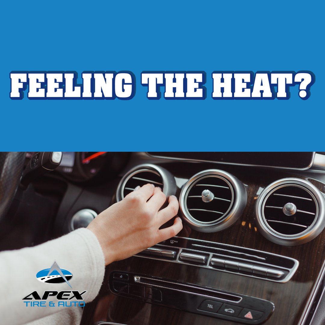 apextireandauto's tweet image. AC not cutting it? ☀️ Let’s get your ride summer-ready. Call or schedule online for a quick check! ❄️
#AutoAC #StayCool #CarCare