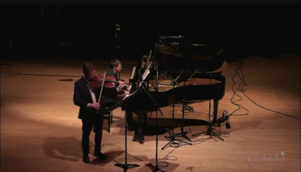 Just released:
Thomas Adès - Berceuse No. 1, from “The Exterminating Angel.”
From my winter set in Chicago with the amazing pianist Shi-An Costello.

m.youtube.com/watch?v=lj-vKh…
#newmusic #composer