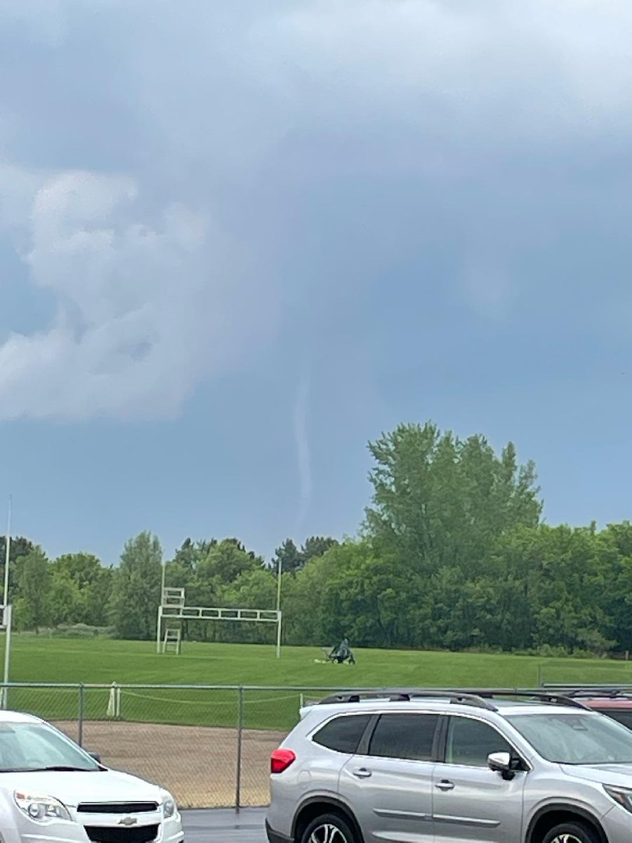 MichaelTackmann's tweet photo. @MaxVelocityWX 
My brother took this picture of the Tornado by St. Croix Central Highschool. https://t.co/Fm4glZSo2n